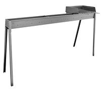 Cuocispiedini ed Arrosticini con Barbecue a Carbone 140 cm Torino Grill 100+40 Plus (cm140) in Ferro Alluminato