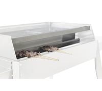 Cuocispiedini per Barbecue a Carbone ETNA e ETNA MAXI Dimensione 60x16xh 16 cm in Acciaio Aisi 430 cromo