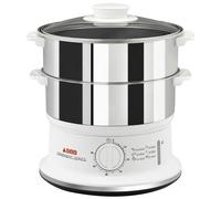 Cuocitore a Vapore SEB VC1451 - Pratico 980W 6L Acciaio Inox Compatto Timer 60 Min Arresto Automatico Design Moderno - Nouvo