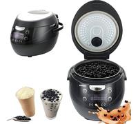 Cuocitore di tapioca intelligente commerciale,macchina for la produzione di boba, con distribuzione uniforme del calore,valvola anti-trabocco e valvola di sicurezza,for negozi di tè al latte(6L)
