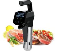 Cuocitore Sous Vide Con Display Digitale A Led, Kit Elettrico Sous Vide Da 1800 W Con Controllo Della Temperatura E Del Tempo, Circolatore A Immersione Termica Per Bistecche Black