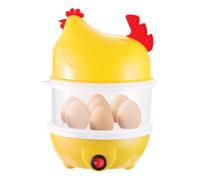 Cuocitore Uova - Cuocitore Colazione Doppio Strato - Bollitore Uova a Gallina per Cucina Campeggio Colazione