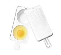 Cuociuova - Coperchio riutilizzabile per la colazione incluso 2 cavità | Strumento di cottura a 2 uova in camicia | per mamme impegnate, amanti del fitness, principianti, panetteria, casa, viaggio
