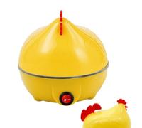 Cuociuova elettrico a forma di gallina e capacità per 7 uova in camicia | Cuociuova in camicia elettrico uova cotte uova per uova sode, medie e dure