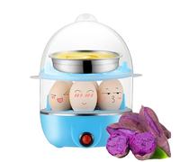 Cuociuova Elettrico - Macchina Per Cuocere A Vapore Le Uova | Macchina Per Uova Sode Con 2 Strati, Cuociuova Sode, Vaporiera Rapida Multifunzionale Con Spegnimento Automatico Per Uova Sode, Verdure E