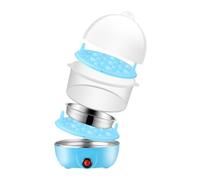 Cuociuova in acciaio - Macchina automatica per uova cuociuova elettrica | Pocher per uova per fornello a microonde con capacità di 7 uova, caldaia portatile per uova