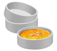 Cuociuova per microonde, 3 pezzi Stampo per uova per friggitrice ad Tazze per bracconiere in silicone antiaderente resistente al calore da 4 pollici Stampi in silicone riutilizzabili Lavabili