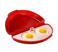 Cuociuova Per Microonde Antiaderente, Egg Poacher Con 2 Scomparti | Cuociuova Antiaderente Con 2 Scomparti Separati Per Cuocere Due Uova In Camicia Nel Microonde E Girarle Facilmente Senza