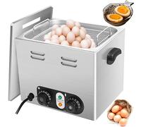 Cuociuova Professionale Con Cestello A Rete, Controllo Di Tempo E Temperatura, Vapore Per Uova, 2600W Cuociuova Hot Spring Ad Alta Potenza, Grande Capacità: 45 Uova