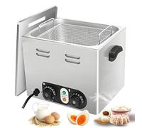 Cuociuova Professionale, Elettrico Per Uova In Camicia Con Controllo Della Temperatura E Timer, Grande Capacità, Design In Acciaio Inox, Potenza 2600w