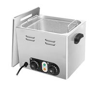 Cuociuova professionale, in acciaio inox, con cestello a rete, cuociuova elettrico ad alta capacità da 45 pezzi, teglia per cuocere le uova in camicia per ristorante