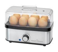 Cuociuova ProfiCook PC-EK 1275 acciaio inox 8 uova coperchio Tritan 400W