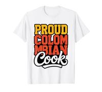 Cuoco Colombiano Sapori Cucina Colombiana Cibo Maglietta
