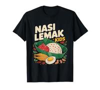 Cuoco Malese Casalingo Nasi Lemak Cucina Maglietta