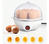 Cuocuovo rapido, cuocuovo elettrico da 7 uova per uova sode, uova alla benedict, uova strapazzate o omelette con funzione di spegnimento automatico - Spina USA Spina USABS