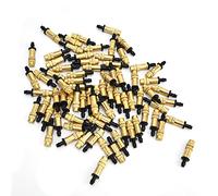 CUOFYUNL 100PCS Singolo Gancio Ugello Atomizzatore in Rame Spruzzatore per Irrigazione a Goccia Spruzzatore Atomizzatore per Tubo 4/7