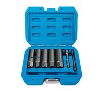 CUOFYUNL 11 pezzi set estrattore dado bullone set di rimozione dado spogliato set di boccole per estrazione dado buccia rotto per prigionieri congelati (7 pezzi)