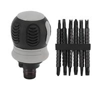 CUOFYUNL 13 in 1 Mini Set di punte per cacciavite a cricchetto Manico telescopico per cacciavite a risparmio di manodopera con 6 pezzi di punte a doppio scopo