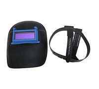 CUOFYUNL Casco per saldatura elettrica Energia solare Auto-oscurante Semplice copertura protettiva a doppio ribaltamento 20906