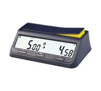 CUOFYUNL LEAP Orologio da scacchi Timer digitale per scacchi Conto alla rovescia con ritardo bonus e funzione di allarme per gioco da tavolo professionale