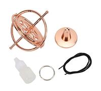 CUOFYUNL Staffa per giroscopio in metallo Giroscopio Giocattolo di decompressione Mini equilibrio Trottola Artefatto in oro rosa