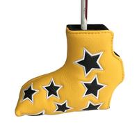 Cuoio DELL'UNITÀ di elaborazione Golf Headcover Copertura Protettiva Star Pattern Rod Head Case Impermeabile Golf Ferro