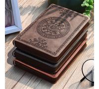 Cuoio PU Bloc-Notes Personale Diario Viaggio Giornale Business Notebook Foderato