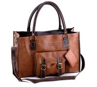 Cuoio PU Borsa a tracolla Modello di pietra Borsa a mano Casual Donne ragazze