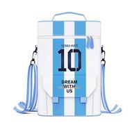 Cuopru Borsa Matera Premium per Yerba Mate Kit, Argentina Capitan NO.10 Borsa Tote Bag - Doppio strato impermeabile 2 tasche per bottiglie di vino borse portatili