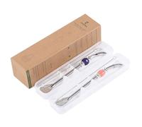 CUOPRU Yerba Mate Bombillas Set - include cannucce Mate zucca in acciaio inox con custodia per cannuccia, filtro per la testa rimovibile, perline colorate, spazzola per la pulizia (viola e rosa)