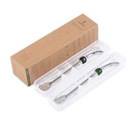 CUOPRU Yerba Mate Bombillas Set - include cannucce Mate zucca in acciaio inox con custodia per cannuccia, filtro per la testa rimovibile, perline colorate, spazzola per la pulizia (nero e verde)