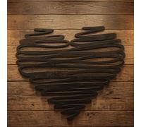 Cuore a Linea Continua Design Moderno Arredo per la Casa da Installare