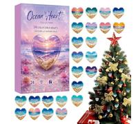 Cuore Affermazione Ciondolo Souvenir 2D In Acrilico A Tema Mare