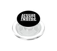 Cuore africano dentro Continente Africa Mappa PopSockets PopGrip per MagSafe