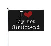 Cuore Amo la mia ragazza sexy Bandiera 3 X 5 piedi Bandiera da giardino Bandiera americana Bandiera da casa Striscioni per esterni Bandiere da giardino Striscioni da giardino Arazzo con 2 occhielli