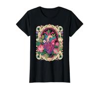 Cuore Anatomico Romantico Oscuro Goth Vittoriano Whimsigoth Maglietta con Stampa Grafica Economica, Donna, Nero, XL
