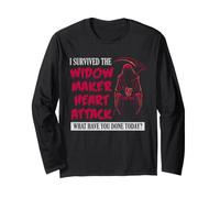 Cuore Attacco Survivor Widow Maker Recovery Forza Umorismo Maglia a Manica