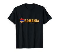 Cuore Bandiera Armenia Bold Lettering Maglietta