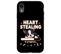 Cuore Boston Terrier Dog divertente regalo Bostie Puppy Custodia per iPhone XR