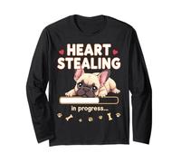 Cuore Bulldog francese divertente regalo cucciolo Frenchie Maglia a Manica