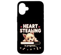 Cuore Cairn Terrier Cane Divertente Regalo Cairn Puppy Custodia per iPhone 16 Plus