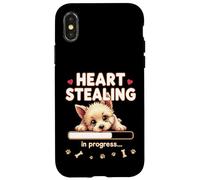 Cuore Cairn Terrier Cane Divertente Regalo Cairn Puppy Custodia per iPhone X/XS