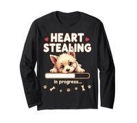 Cuore Cairn Terrier Cane Divertente Regalo Cairn Puppy Maglia a Manica