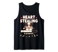 Cuore, cane da pastore australiano, regalo divertente per cuccioli australiani Canotta