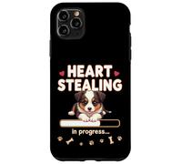 Cuore, cane da pastore australiano, regalo divertente per cuccioli australiani Custodia per iPhone 11 Pro Max