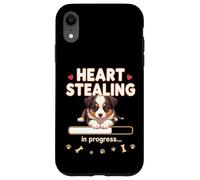 Cuore, cane da pastore australiano, regalo divertente per cuccioli australiani Custodia per iPhone XR