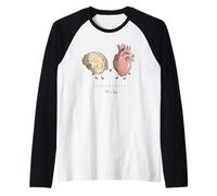 Cuore & Cervello With Love Maglia con Maniche Raglan