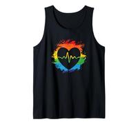Cuore con Battito Cardiaco Linea LGBT Genere Canotta