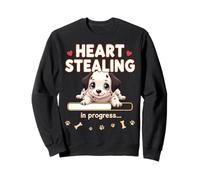 Cuore dalmata cane divertente regalo cucciolo dalmata Felpa
