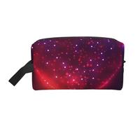 Cuore d'amore da bellissime stelle luminose, organizer per cosmetici di grande capacità, borsa da viaggio per il trucco da donna